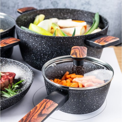 KOMPLET GARNKÓW Z MAMUROWĄ POWŁOKĄ NIEPRZYWIERAJĄCĄ 12-ELE KLAUSBERG KB-7831