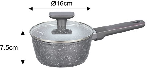 KOMPLET GARNKÓW Z MAMUROWĄ POWŁOKĄ NIEPRZYWIERAJĄCĄ 12-ELE KLAUSBERG KB-7832