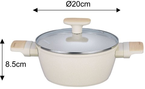 KOMPLET GARNKÓW Z MAMUROWĄ POWŁOKĄ NIEPRZYWIERAJĄCĄ 12-ELE KLAUSBERG KB-7833