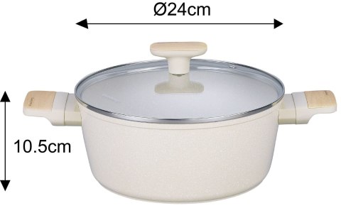 KOMPLET GARNKÓW Z MAMUROWĄ POWŁOKĄ NIEPRZYWIERAJĄCĄ 12-ELE KLAUSBERG KB-7833