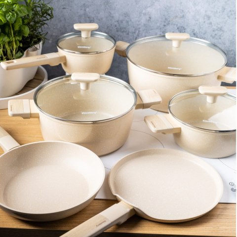 KOMPLET GARNKÓW Z MAMUROWĄ POWŁOKĄ NIEPRZYWIERAJĄCĄ 12-ELE KLAUSBERG KB-7833