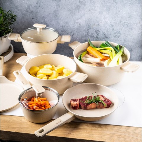 KOMPLET GARNKÓW Z MAMUROWĄ POWŁOKĄ NIEPRZYWIERAJĄCĄ 12-ELE KLAUSBERG KB-7833