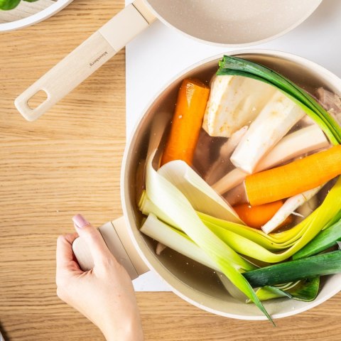 KOMPLET GARNKÓW Z MAMUROWĄ POWŁOKĄ NIEPRZYWIERAJĄCĄ 12-ELE KLAUSBERG KB-7833