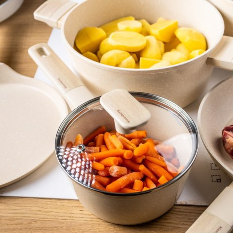 KOMPLET GARNKÓW Z MAMUROWĄ POWŁOKĄ NIEPRZYWIERAJĄCĄ 12-ELE KLAUSBERG KB-7833