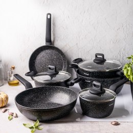 KOMPLET GARNKÓW Z MARMURKOWĄ POWŁOKĄ NIEPRZYWIERAJĄCĄ 12-ELE KLAUSBERG KB-7675