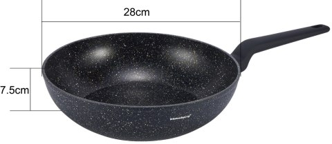 KOMPLET GARNKÓW Z MARMURKOWĄ POWŁOKĄ NIEPRZYWIERAJĄCĄ 12-ELE KLAUSBERG KB-7675