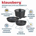 KOMPLET GARNKÓW Z MARMURKOWĄ POWŁOKĄ NIEPRZYWIERAJĄCĄ 5-ELE KLAUSBERG KB-7858