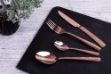 KOMPLET SZTUĆCÓW 24 EL. BŁYSZCZĄCE BERLINGER HAUS ROSE GOLD BH-2617