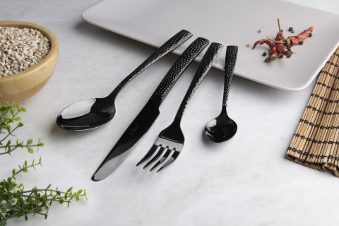 KOMPLET SZTUĆCÓW 24 EL. BŁYSZCZĄCE BERLINGER HAUS SHINY BLACK BH-2618NA