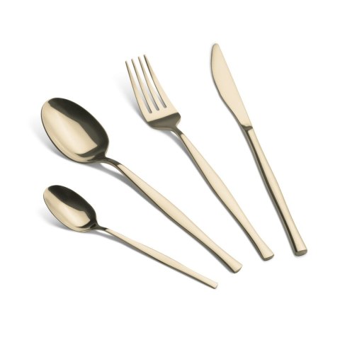 KOMPLET SZTUĆCÓW 24-ELE DLA 6 OSÓB BŁYSZCZĄCE SZAMPAŃSKIE BERLINGER HAUS BH-3064