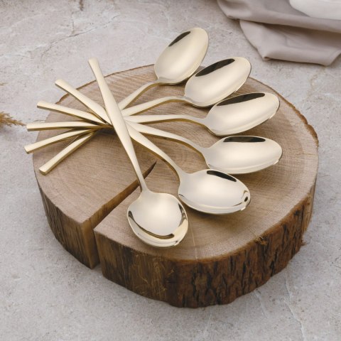 KOMPLET SZTUĆCÓW 24-ELE DLA 6 OSÓB BŁYSZCZĄCE SZAMPAŃSKIE BERLINGER HAUS BH-3064