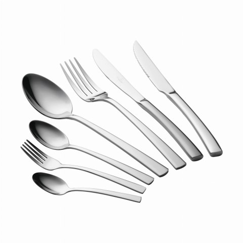 KOMPLET SZTUĆCÓW 42-ELE DLA 6 OSÓB BŁYSZCZĄCE SREBRNE BERLINGER HAUS BH-3045