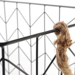 KOSZ METALOWY 44x36x37cm LOUIS MONDEX HTOP4559