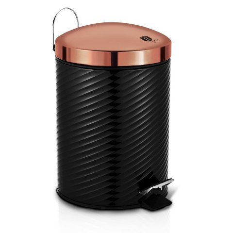 KOSZ NA ŚMIECI 12L STAL NIERDZ. BERLINGER HAUS BLACK ROSE BH-1732
