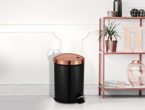 KOSZ NA ŚMIECI 12L STAL NIERDZ. BERLINGER HAUS BLACK ROSE BH-1732