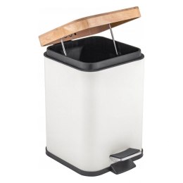 KOSZ NA ŚMIECI 16x16CM 3L BIAŁY BRUNBESTE BB-1132