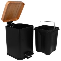 KOSZ NA ŚMIECI 16x16CM 3L CZARNY BRUNBESTE BB-1131