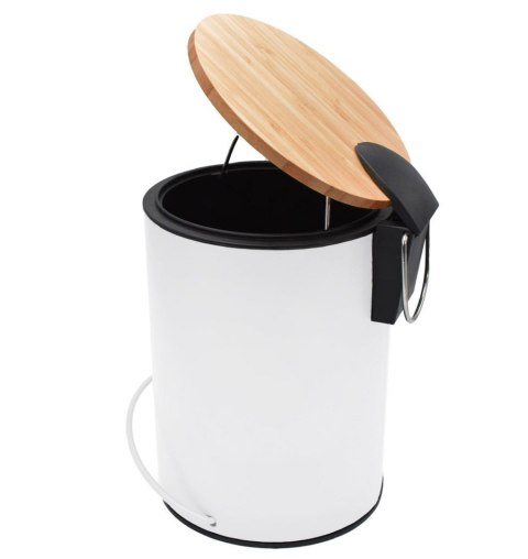 KOSZ NA ŚMIECI 3L BIAŁY BRUNBESTE BB-2592