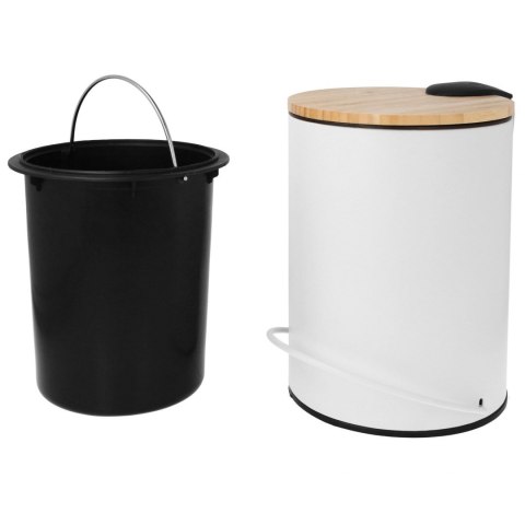 KOSZ NA ŚMIECI 3L BIAŁY BRUNBESTE BB-2592