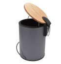KOSZ NA ŚMIECI 3L SZARY BRUNBESTE BB-2593