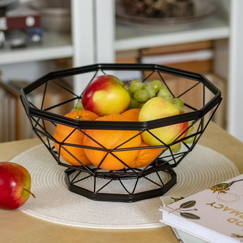 KOSZYK NA OWOCE 30cm CZARNY BRUNBESTE BB-1703