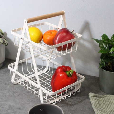 KOSZYK PIĘTROWY NA OWOCE 2-POZIOMOWY BRUNBESTE BB-3999