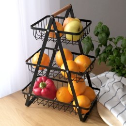 KOSZYK PIĘTROWY NA OWOCE 3 POZIOMOWY PATERA BRUNBESTE BB-3415