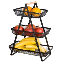 KOSZYK PIĘTROWY NA OWOCE 3 POZIOMOWY PATERA BRUNBESTE BB-3434