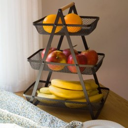 KOSZYK PIĘTROWY NA OWOCE 3 POZIOMOWY PATERA BRUNBESTE BB-3434