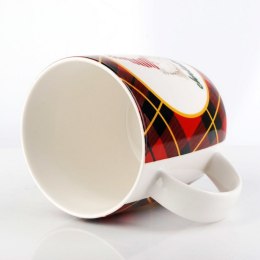 KUBEK PORCELANOWY 350ml KRATKA TEODOR MONDEX