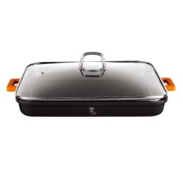 KWADRATOWA PATELNIA GRILLOWA 34x34cm BERLINGER HAUS GRANIT DIAMOND BH-1441