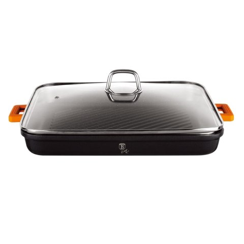 KWADRATOWA PATELNIA GRILLOWA 34x34cm BERLINGER HAUS GRANIT DIAMOND BH-1441