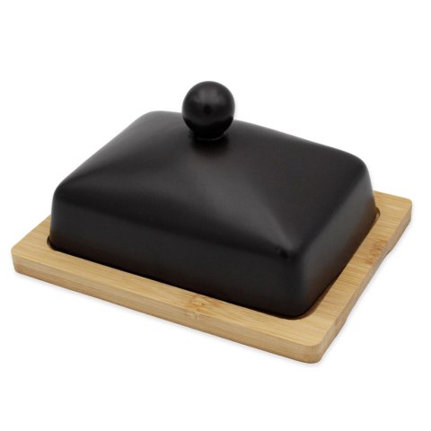 MASELNICZKA CERAMICZNA Z BAMBUSOWĄ PODSTAWKĄ BRUNBESTE BB-4502