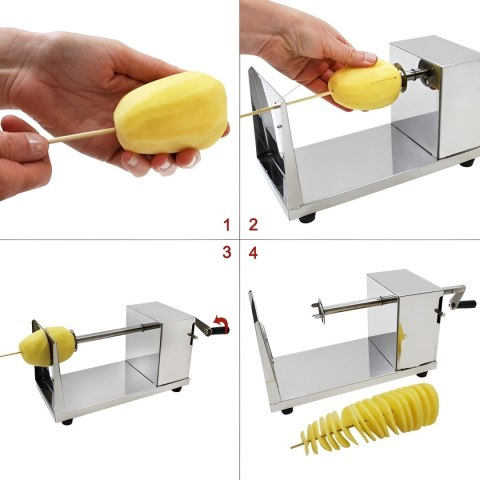 MASZYNKA DO KRĘCONYCH FRYTEK ZAKRĘCONYCH ZIEMNIAKÓW NA PATYKU BRUNBESTE BB-3335