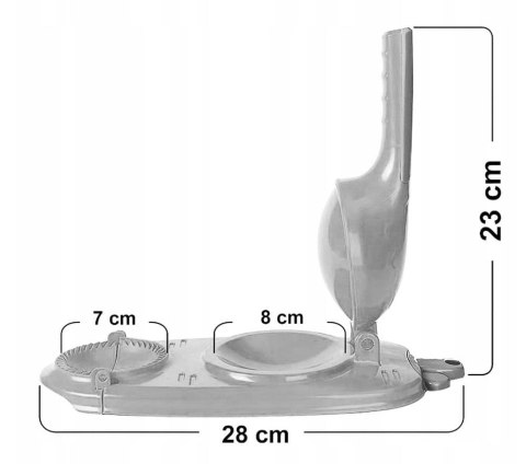 MASZYNKA DO ROBIENIA PIEROGÓW 2 W 1 BRUNBESTE BB-3292