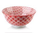MISKA PORCELANOWA 15cm 550ml MAROCCO RED MONDEX HTNA6131