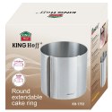 OBRĘCZ FORMA DO TORTÓW REGULOWANA 16-30 X 15CM KINGHOFF KH-1793