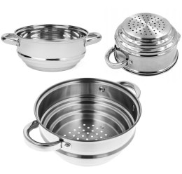 PAROWNIK UNIWERSALNY WKŁAD DO GOTOWANIA NA PARZE 16/18/20CM BRUNBESTE BB-2163