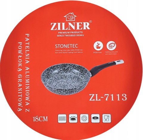 PATELNIA 18CM MARMUROWO-CERAMICZNA ZILNER ZL-7113