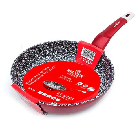 PATELNIA 30CM MARMUROWO-CERAMICZNA ZILNER STONETEC BURGUND ZL-9258
