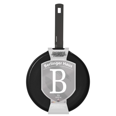 PATELNIA DO NALEŚNIKÓW Z POWŁOKĄ TYTANOWĄ 28CM NALEŚNIKOWA BERLINGER HAUS ANTRACIT BH-8116