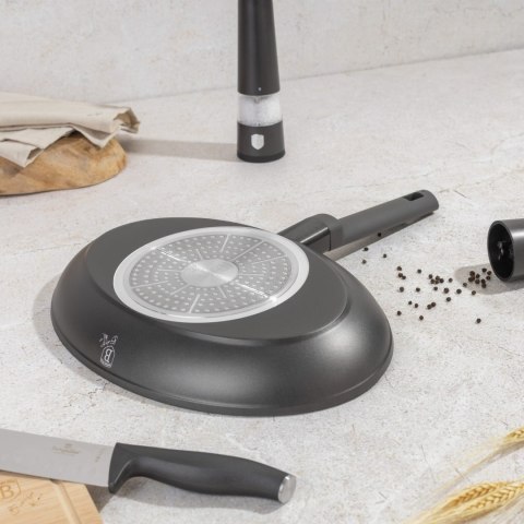 PATELNIA DO RYB Z POWŁOKĄ TYTANOWĄ 35X25CM BERLINGER HAUS ANTRACIT BH-8134