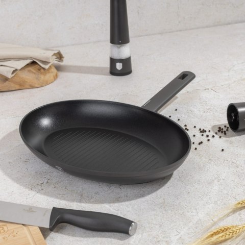 PATELNIA DO RYB Z POWŁOKĄ TYTANOWĄ 35X25CM BERLINGER HAUS ANTRACIT BH-8134