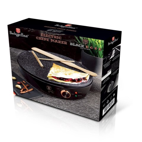 PATELNIA ELEKTRYCZNA NALEŚNIKARKA 30cm BERLINGER HAUS BLACK ROSE BH-9277