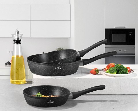 PATELNIA GŁĘBOKA 22CM 1.6L POWŁOKA MARMUROWA ZILNER ZL-7705 / 9208