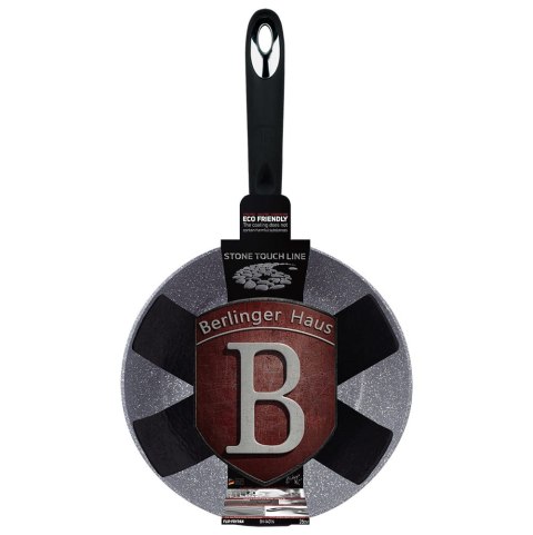 PATELNIA GŁĘBOKA 26CM BERLINGER HAUS GRAY STONE TOUCH BH-1401-N