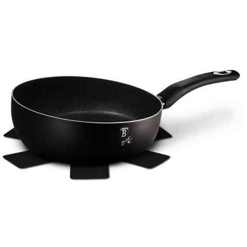 PATELNIA GŁĘBOKA CHEF FLIP 26cm BERLINGER HAUS BLACK SILVER BH-1854