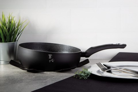 PATELNIA GŁĘBOKA CHEF FLIP 26cm BERLINGER HAUS BLACK SILVER BH-1854