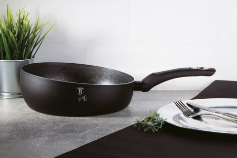 PATELNIA GŁĘBOKA CHEF FLIP 26cm BERLINGER HAUS BLACK SILVER BH-1854