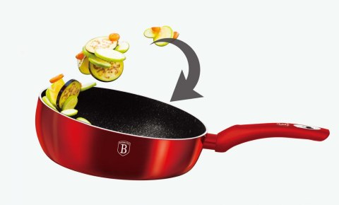 PATELNIA GŁĘBOKA CHEF FLIP 26cm BERLINGER HAUS BURGUNDY BH-1302